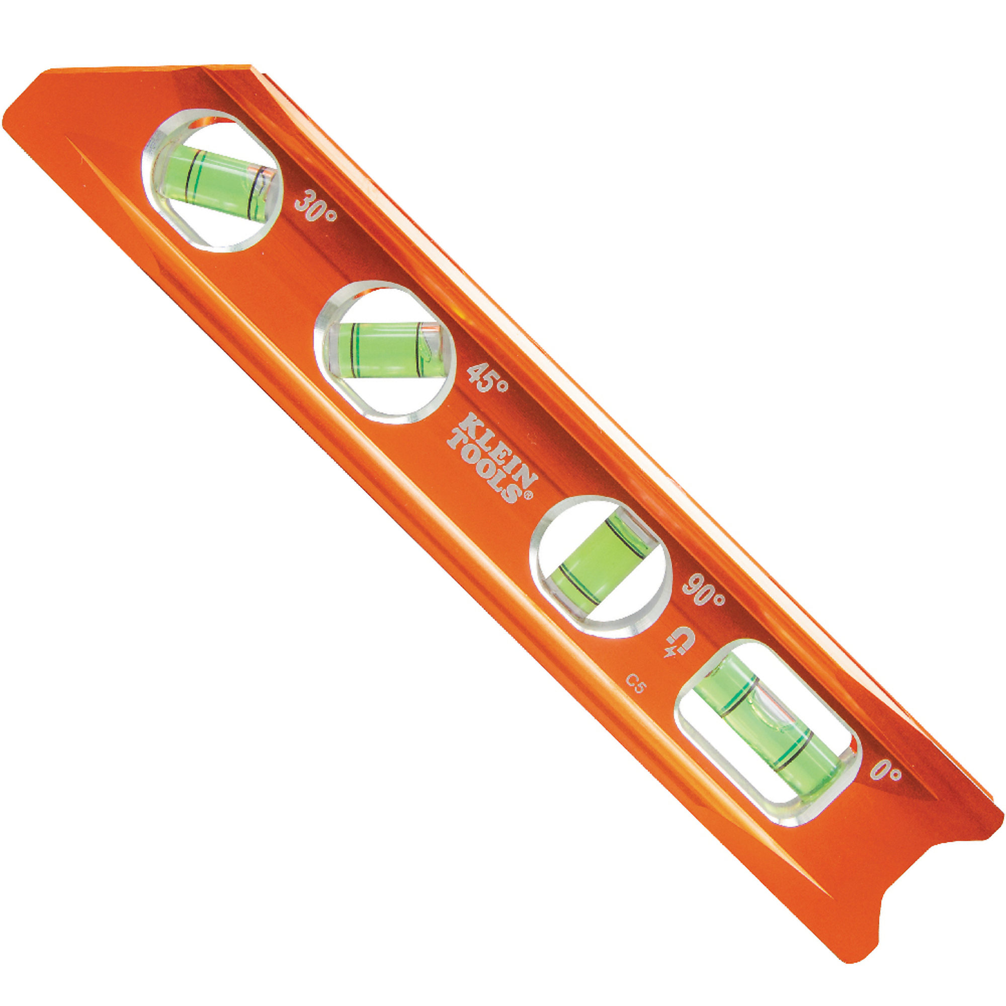 Klein Tools, Torpedo Billet Level, Rare-Earth Magnet, Level Type Torpedo, Length 8 in, Model# 935RB